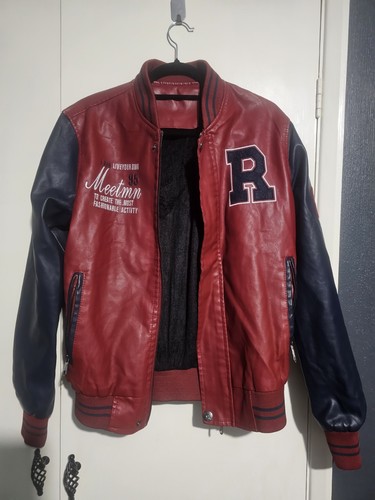 Men letterman jacket vintage - men's,