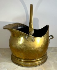 LARGE VINTAGE BRASS COAL
