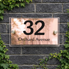 House Number Plaques