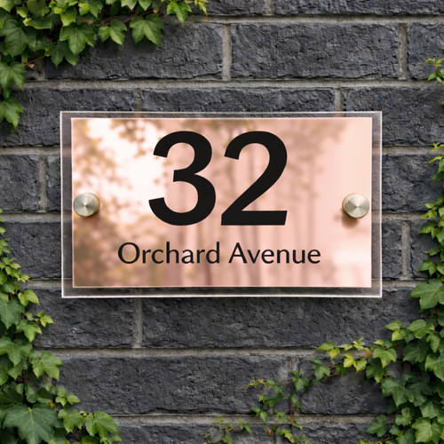 House number plaques - number,
