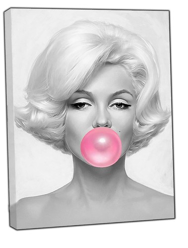 Marilyn monroe bubble gum - marilyn, pink