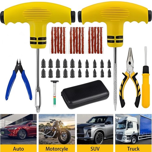Emergency tyre puncture repair - emergency,