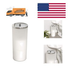 Toilet Paper Holder Stand, Enclosed Toilet Paper Storage Holds 3 TP Rolls, Ru...