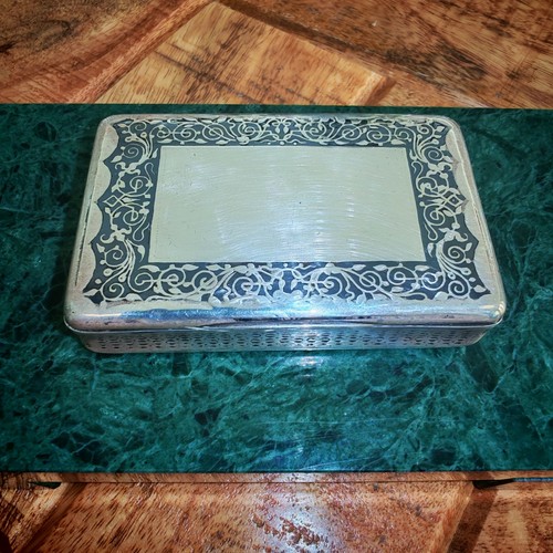 Antique french niello silver - niello,