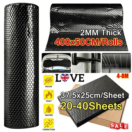 Butyl sound deadening - 8m,
