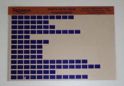 Microfiche spare parts catalog - spare,