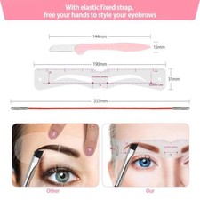 14Pcs Eyebrow Stencils Shaper