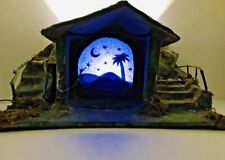 ?Vintage Original Diorama Christmas Nativity Scene 60s 70s Capanna Presepe