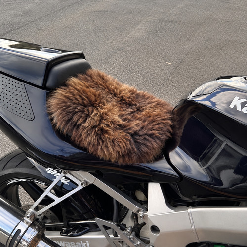 Motorcycle motorbike sheepskin - motorbike,