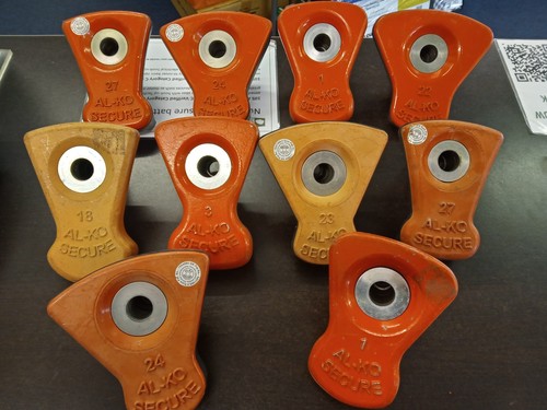 Used alko secure wheel lock - used,