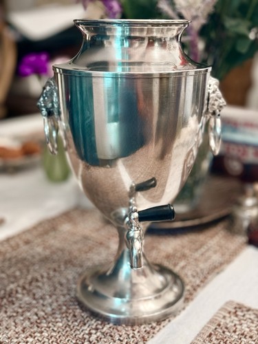 Antique silver plated - on, brass