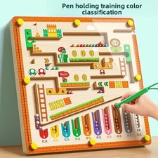 Magnetic Colour Number Maze