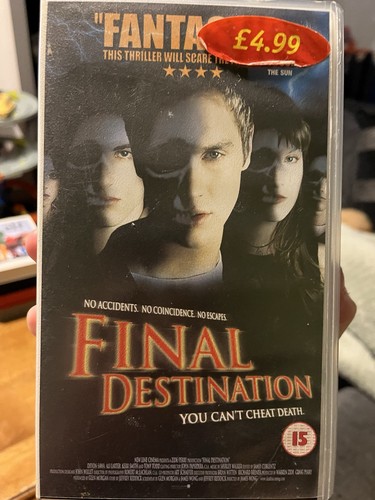Final destination vhs pal - vhs, uk