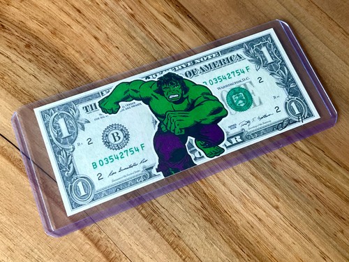 Hulk hand painted art signed - hulk,