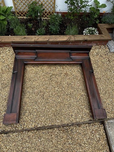 Mahogany fireplace wooden - mahogany,