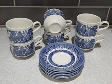 Churchill Blue Willow Tea Set