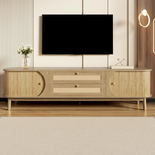 Stand cabinet walnut solid - tv,