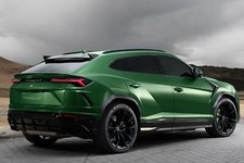 Lamborghini Urus, Super car, SUV in Green Poster 24x36 inch