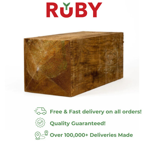Wooden gate posts pressure - gate,