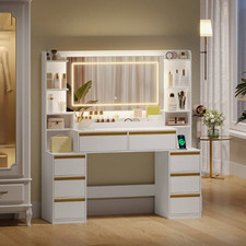 Dressing Table With Led Mirror