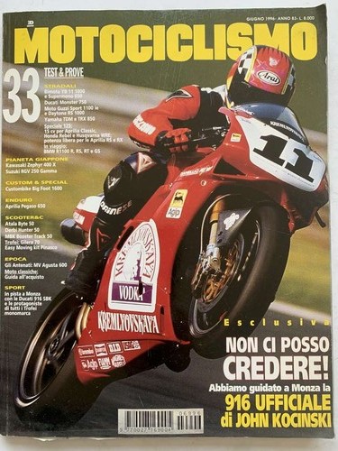 Motorcycling june 1996 bimota - june,