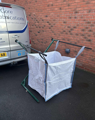 Fibc bulk bag - bag, x-frame