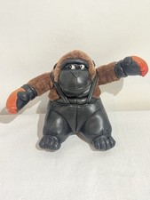 Boxing Gorilla Soft Toy Vintage Red Gloves Unbranded Label Removed 8”