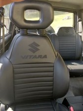 FODERE SEDILI AUTO ASIAM SU MISURA SUZUKI VITARA 3 PORTE 1989/2003  Similp. Nero