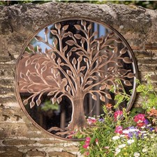 Garden Wall Mirror Tree Of