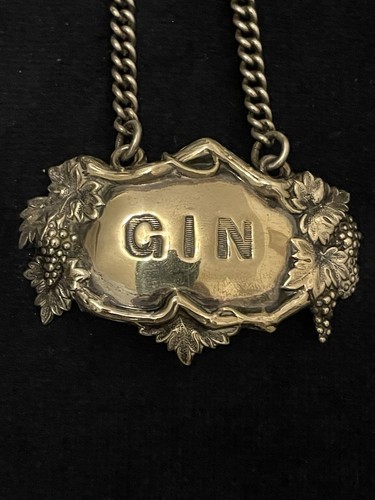 Sterling silver gin - gin, decanter