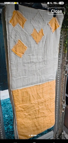 Grey yellow patchwork - grey,