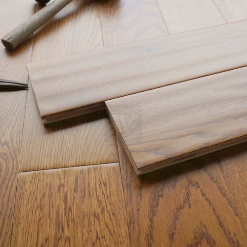 Golden handscraped real oak - 5",