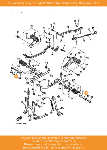 Yamaha collar 90387 107a7 - yamaha, 90387-107a7