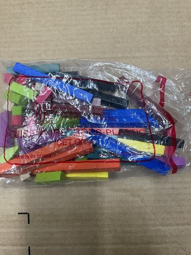 New vintage plastic cuisenaire - new,