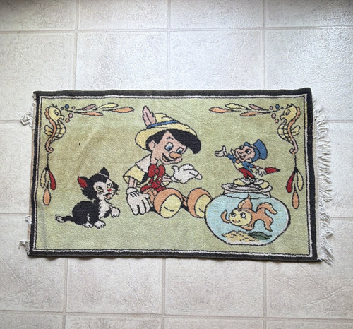 Disney pinocchio area rug mat - disney, rug/mat