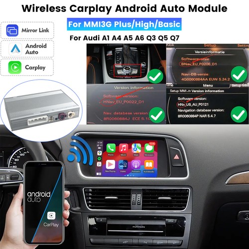 Wireless carplay android auto - android,