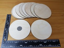 12.5cm (125mm) Plywood CIRCLE Craft Blank Shapes 3mm 
