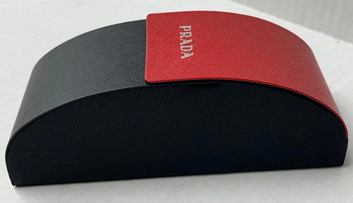 Saffiano black red hard case - saffiano,