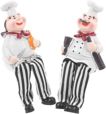 ABOOFAN French Chef Figurine