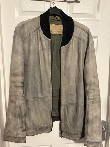 Boss orange leather bomber - leather,