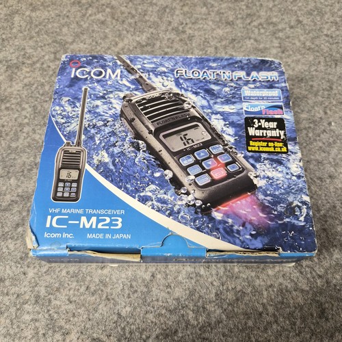 Icom m23 handheld marine - icom,