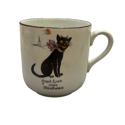 Crested black cat china - cat,