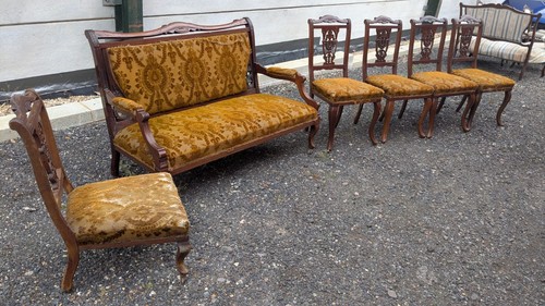 Antique edwardian carved wood - antique,