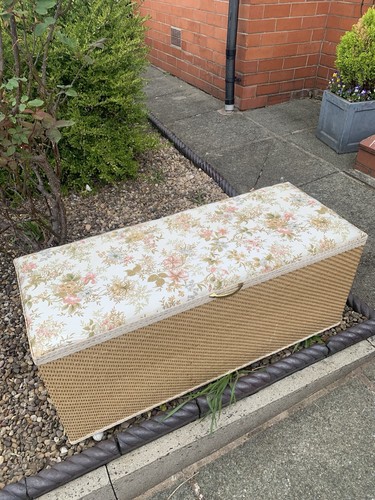 Lloyd loom style woven ottoman - lloyd,