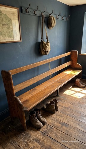 Rare victorian pitch pine - victorian,