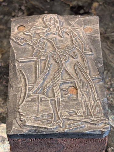 Letterpress printing block - letterpress,