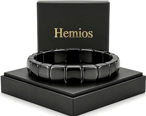 Men natural hematite - men's,