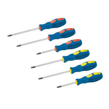 Silverline 244137 Screwdriver Set with Soft Grip Handles Tool heavy duty 6 Piece