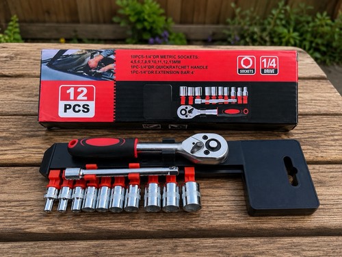 12pc metric socket set - 12pc,