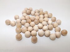 12mm (Pack of 100) Birch Hardwood Wooden Balls for art / craft / potpourri *etc